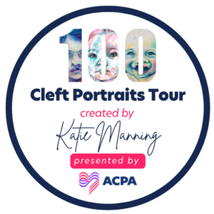 100 Cleft Portraits Tour logo